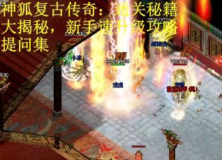 神狐复古传奇：通关秘籍大揭秘，新手速升级攻略提问集